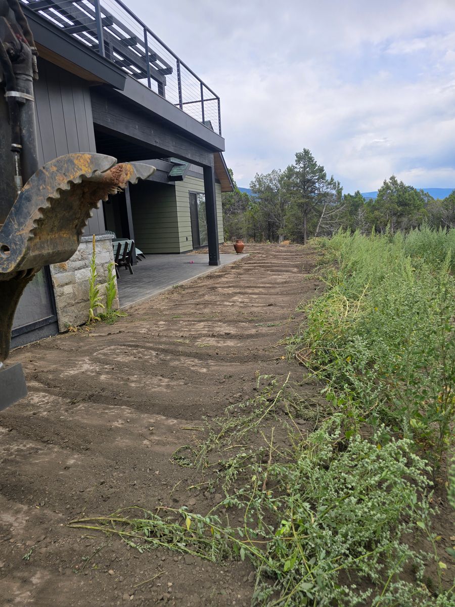 Grading for LRS: Landscape, Rescue, Snow in Silt, CO