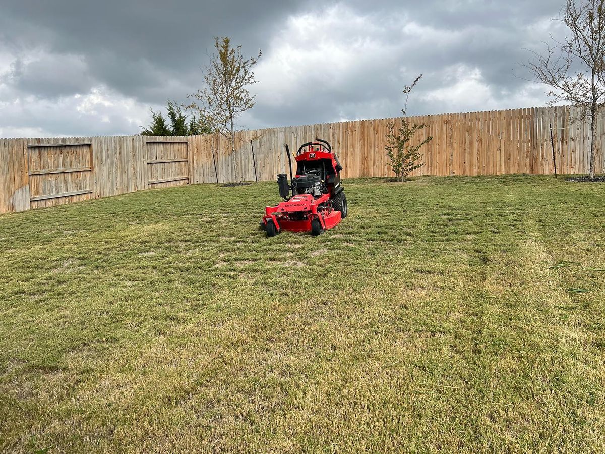 Mowing for CS LawnCare  in San Antonio,  TX