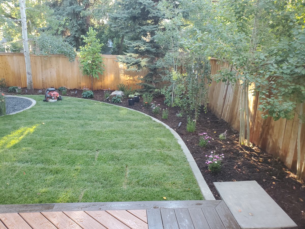 Mulch Installation for JS Landscaping Colorado in Denver, CO