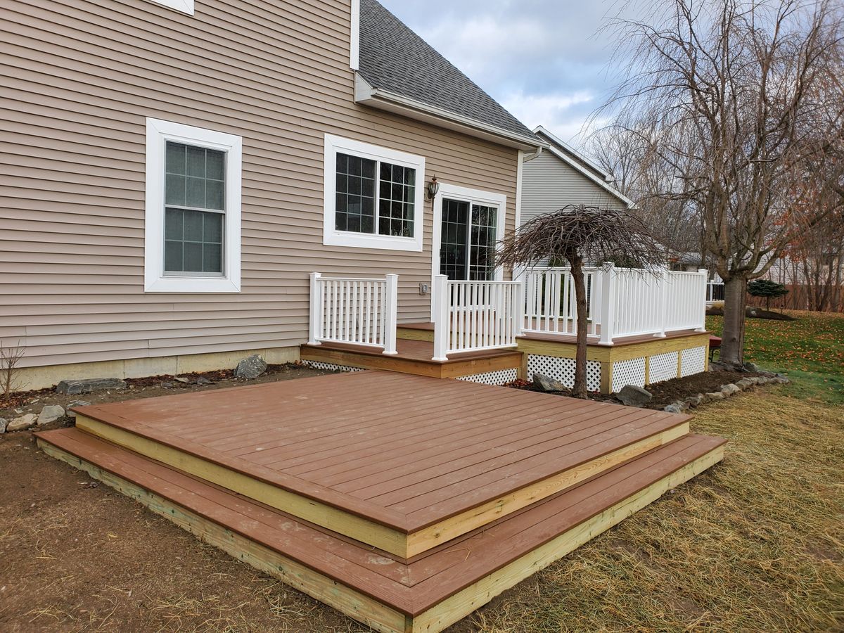 Deck Repairs for Bennett Construction in Binghamton, NY