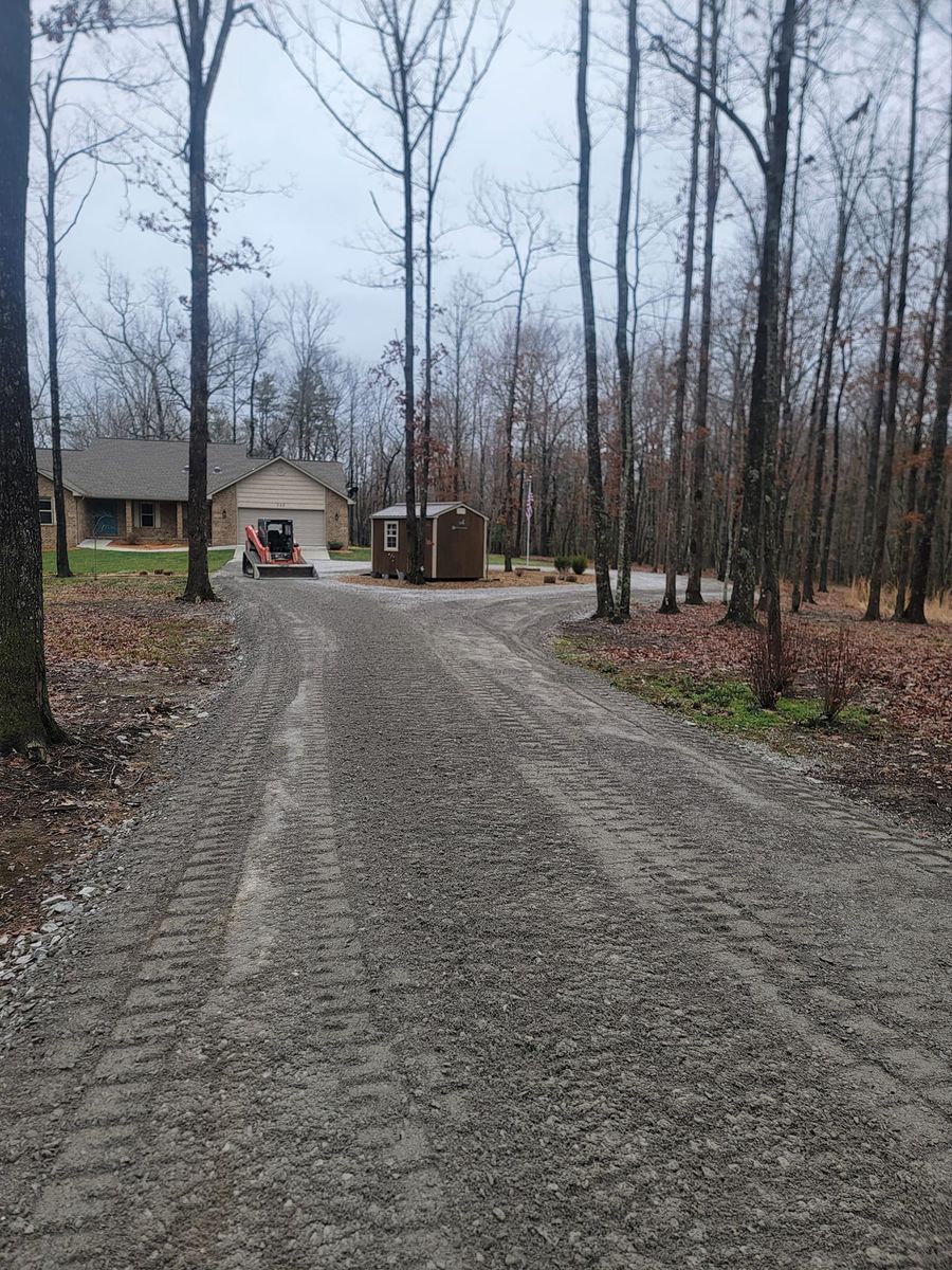 Skid Steer Work for Troyer's Excavation in Monterey, TN