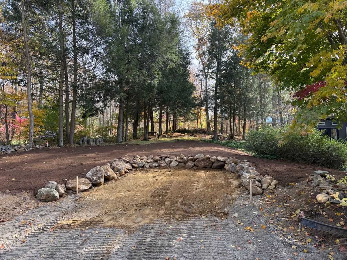 Hardscapes/retaining walls for Triple C’s Excavation in Ashford, CT