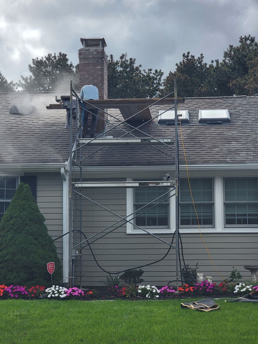 Chimner Rebuild for GPG Masonry in Sandwich, MA