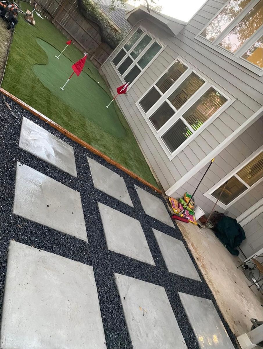 Turf Installation for Creative Edge Co. in San Antonio, TX