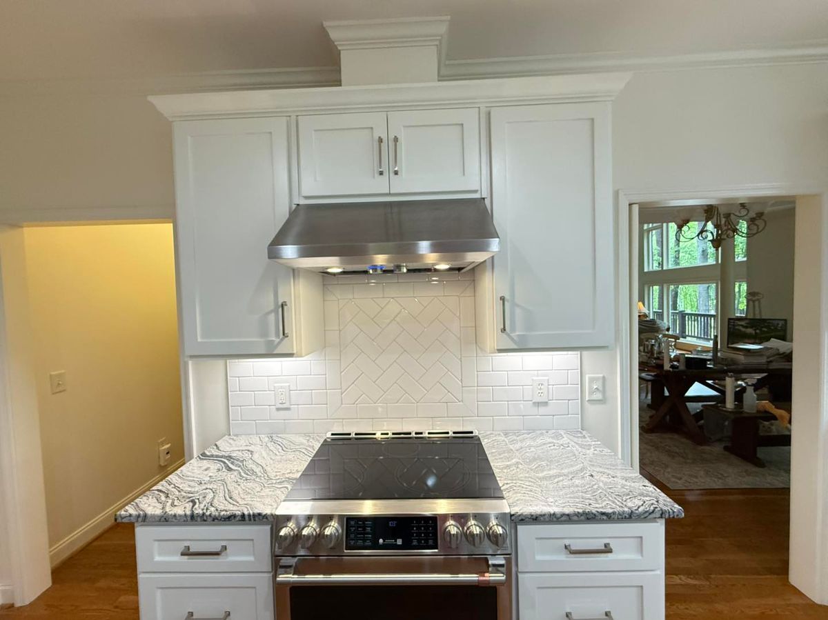 Kitchen Renovation for Courvelle's Construction and Renovations in Columbus, GA