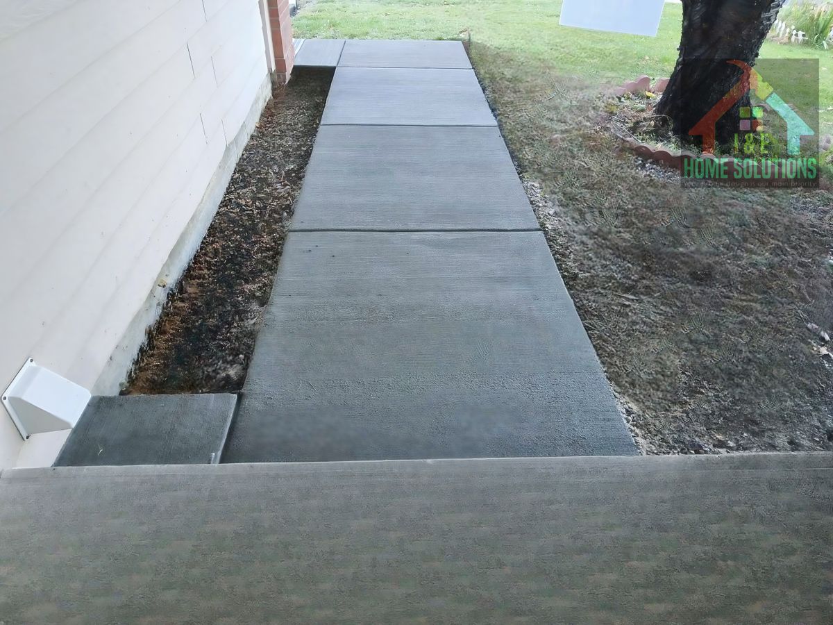 Sidewalk Installation for I&E Home Solutions in Northglenn, CO