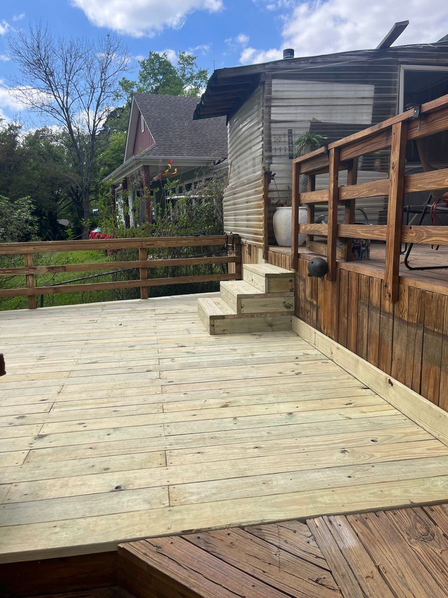 Decks & Handicap Ramps for BAKER Carpentry in Joshua, TX