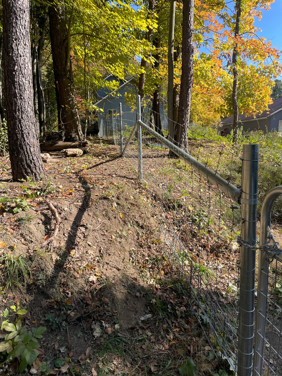 Fence Installation for TMF Services in Lapeer County, MI