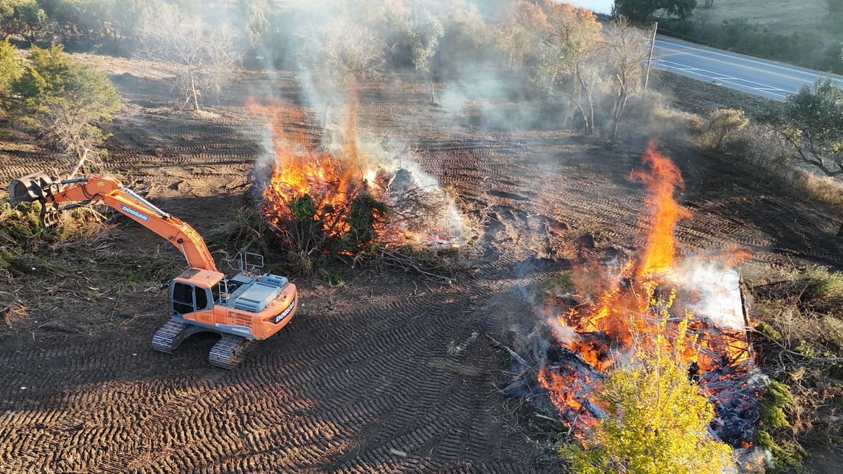 Demolition for South Prairie Construction in Graham, TX