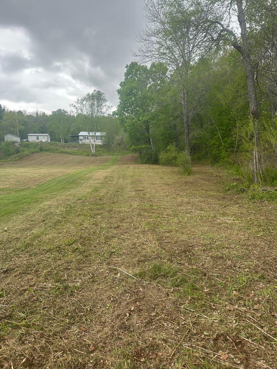 Rotor tilling & bush hogging for CWB Lawn Care & Landscaping in Franklin County, ME