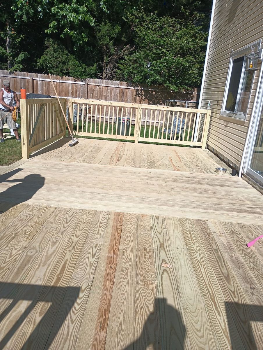 Deck & Patio Installation for New Vision Contracting in Suffolk County, NY