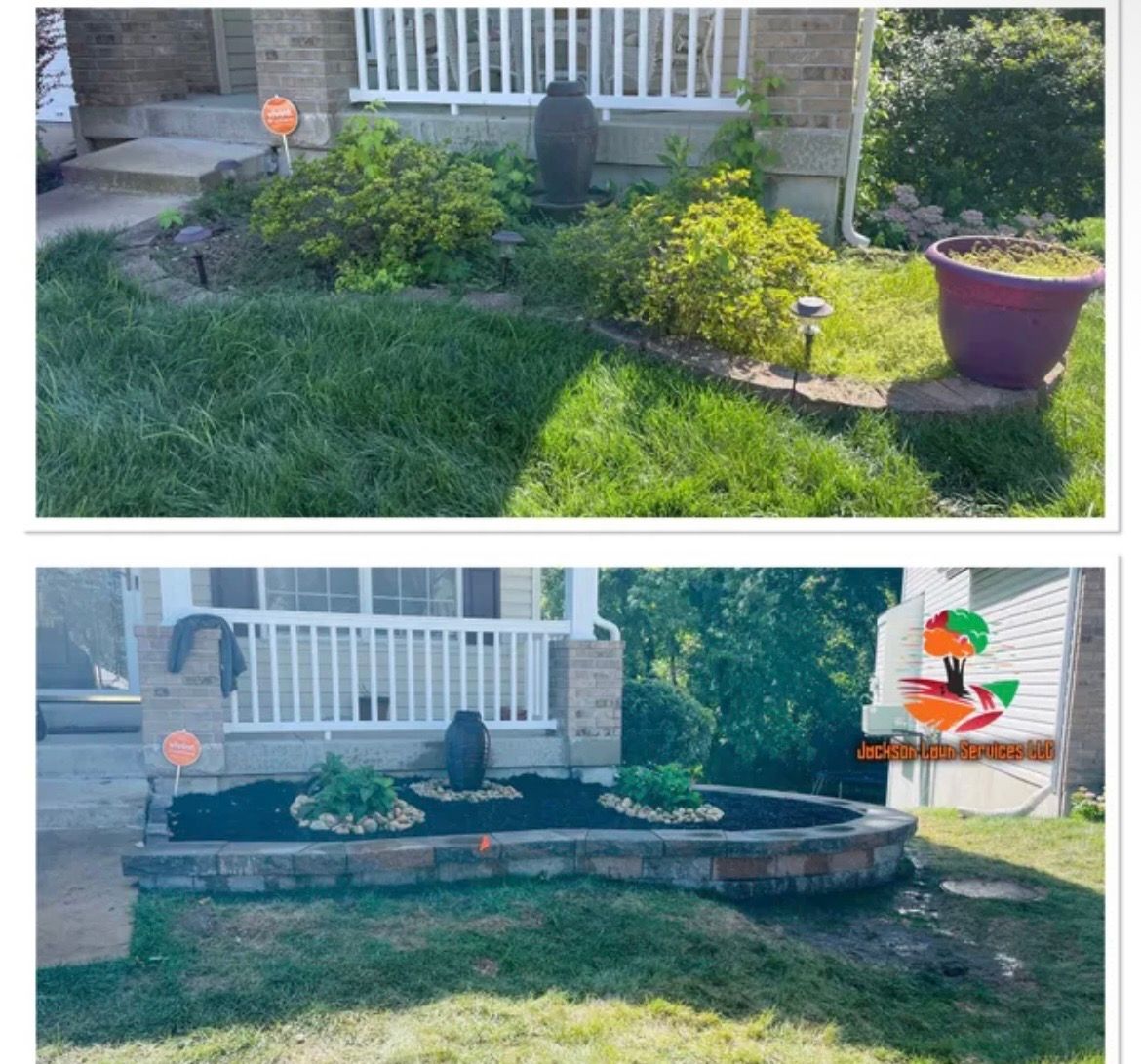 Mulch Installation for Jackson Lawn Services LLC in St Louis, MO