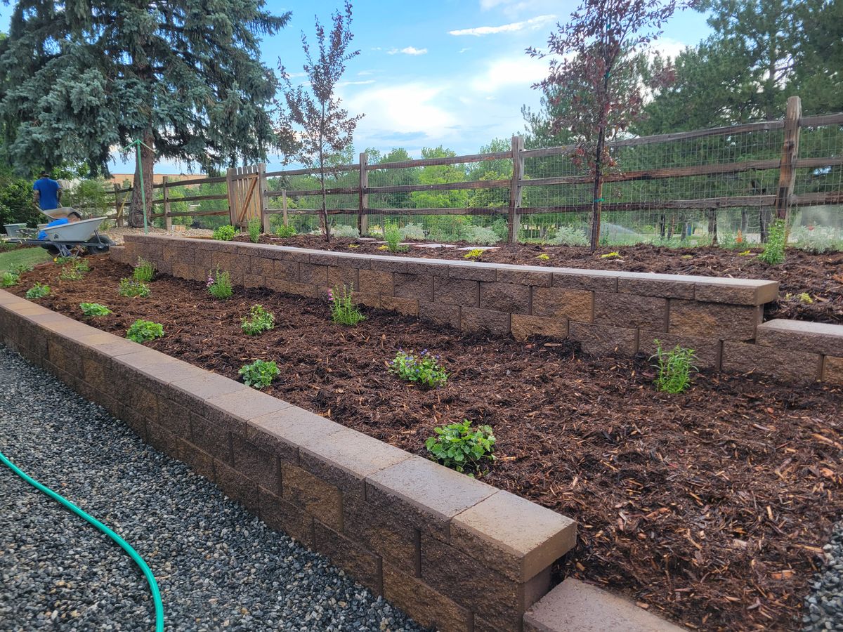 Retaining Wall Construction for JS Landscaping Colorado in Denver, CO