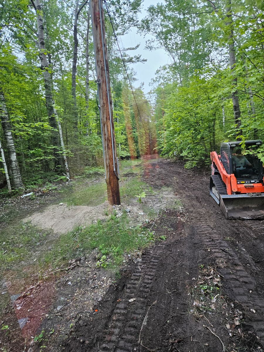 Lot Clearing for T & T Excavating and Property Services in Presque Isle County, MI