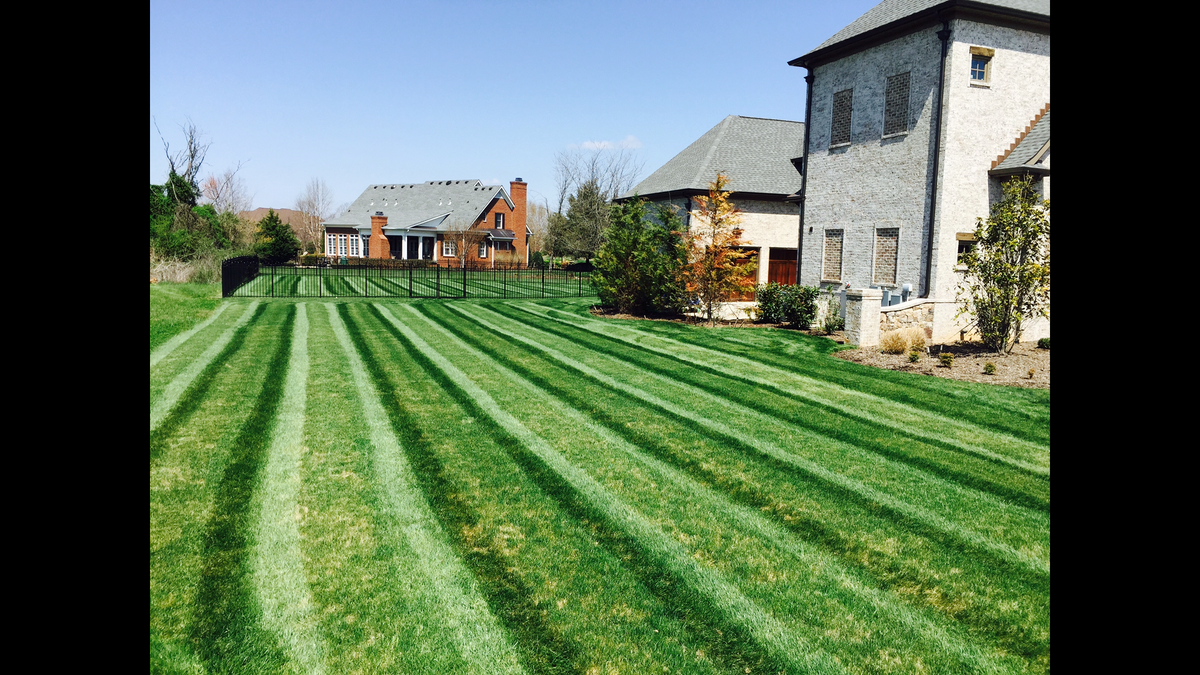 Mowing for Russell's Lawn Care Plus in Nashville, TN