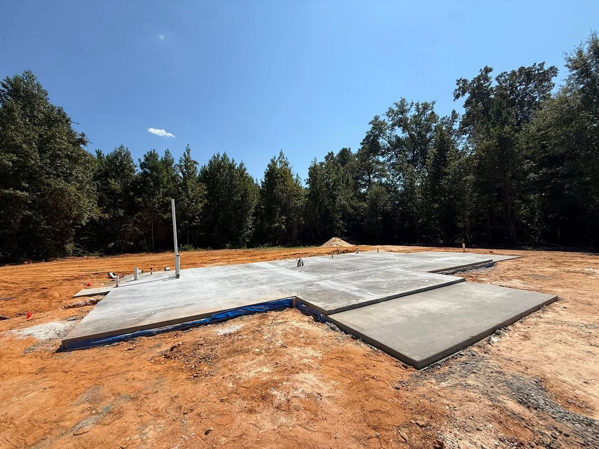 Concrete Slab Construction for DH Construction & Concrete in Roebuck, SC