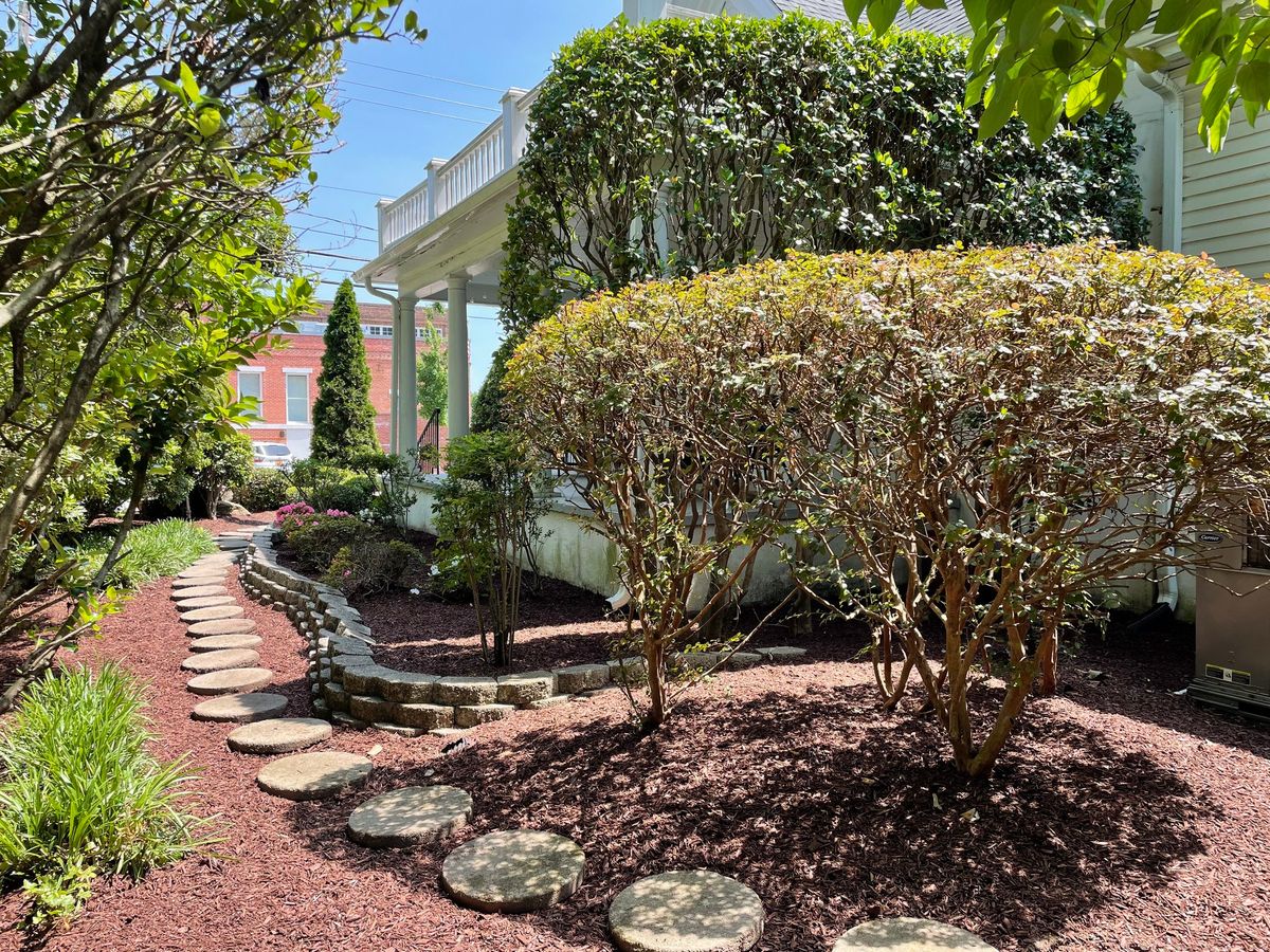 Mulch Installation for Green Works Landscaping in Raleigh, NC