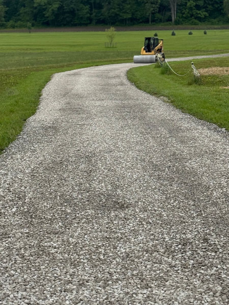 Road Bed/Driveway Installation for ASC Excavating LLC in Lucas, OH