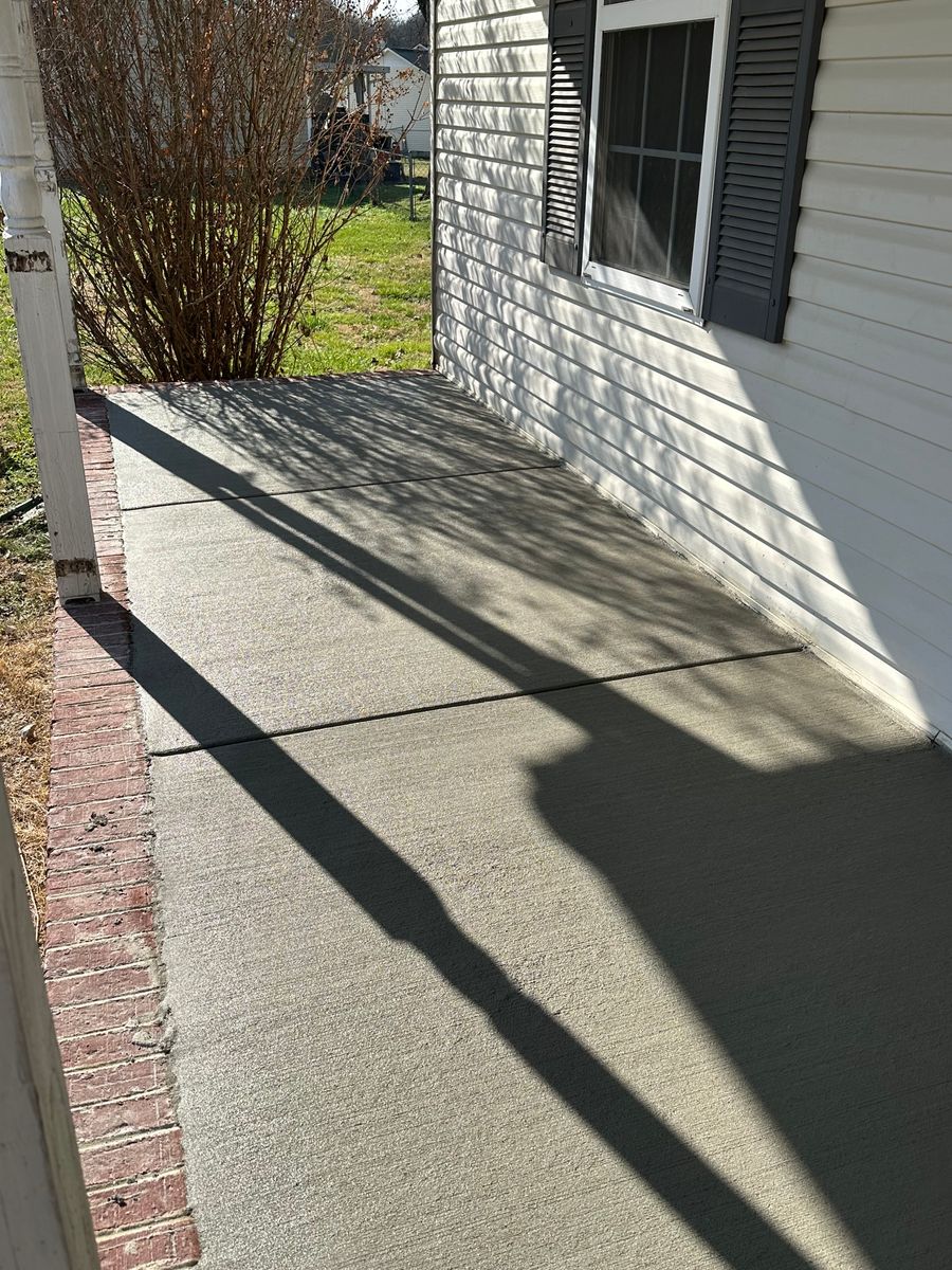 Sidewalk Installation for Prestige Concrete in Nashville, TN