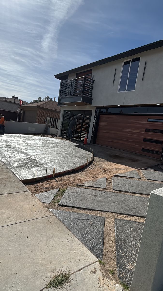 Stamped Concrete for Gordo’z Concrete & Maintenance in El Paso, TX