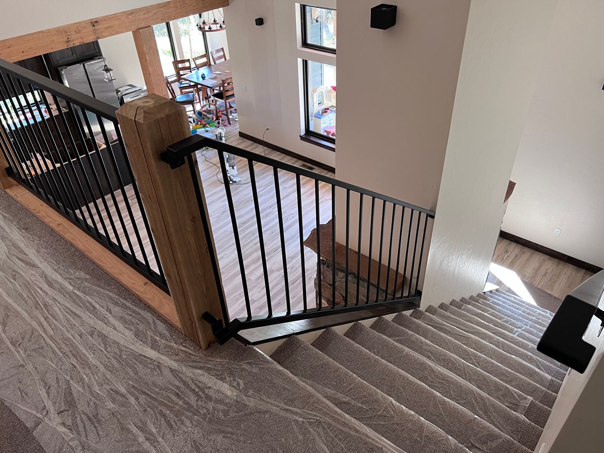 Custom railing for Weingart Welding & Fab in Coeur d'Alene, ID