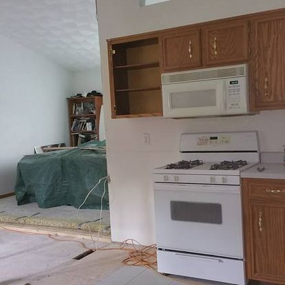 Kitchen Renovation for WALL PROS in Rockford, IL