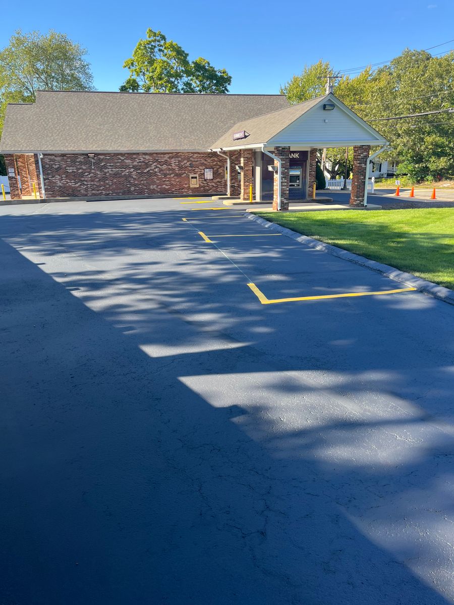 Striping for Cates Sealcoating and Striping in Charlton, MA