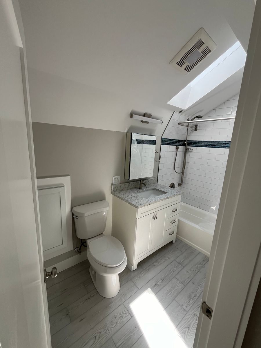 Bathroom Renovation for DiPersio Construction in Wilmington, MA