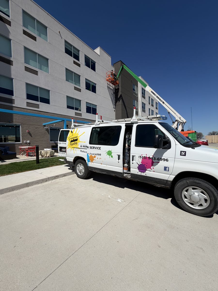 Exterior painting for Goodside Painting and Handyman Service in Norwalk, IA