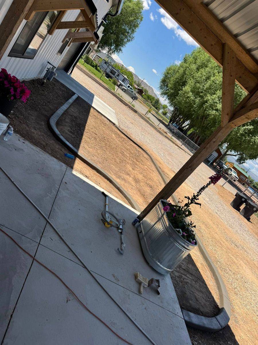 Patio Design & Construction for Bateman Construction in Roosevelt, UT