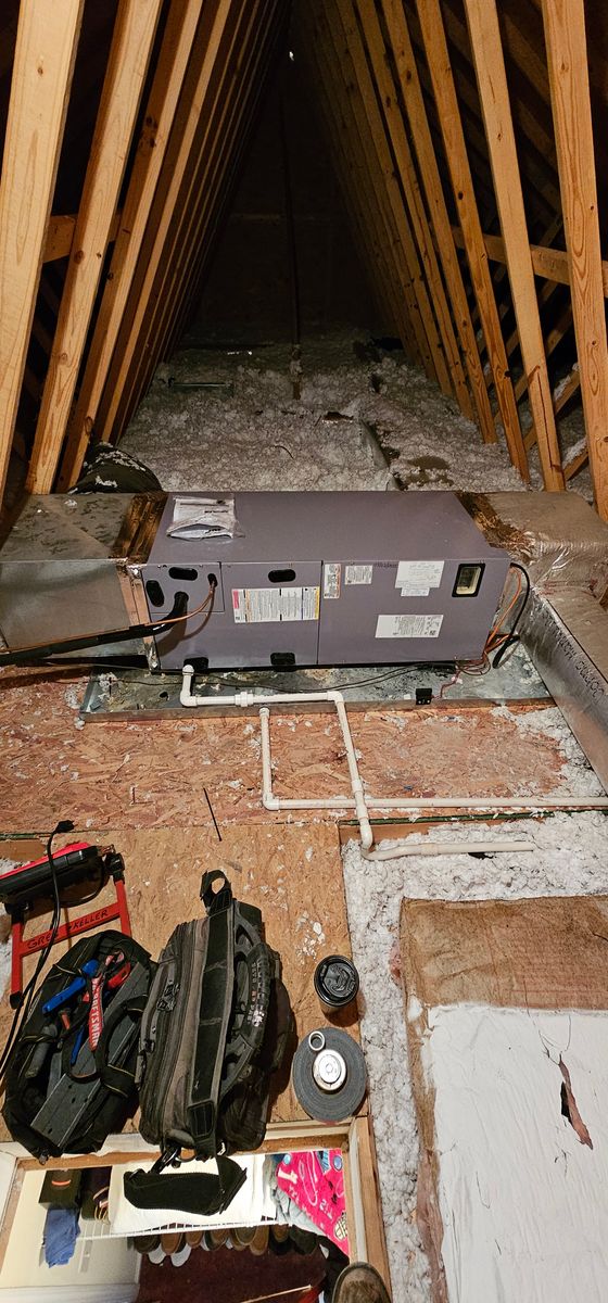Installation of HVAC Systems for Chaney’s Mechanical Services LLC in Sharpsburg, MD