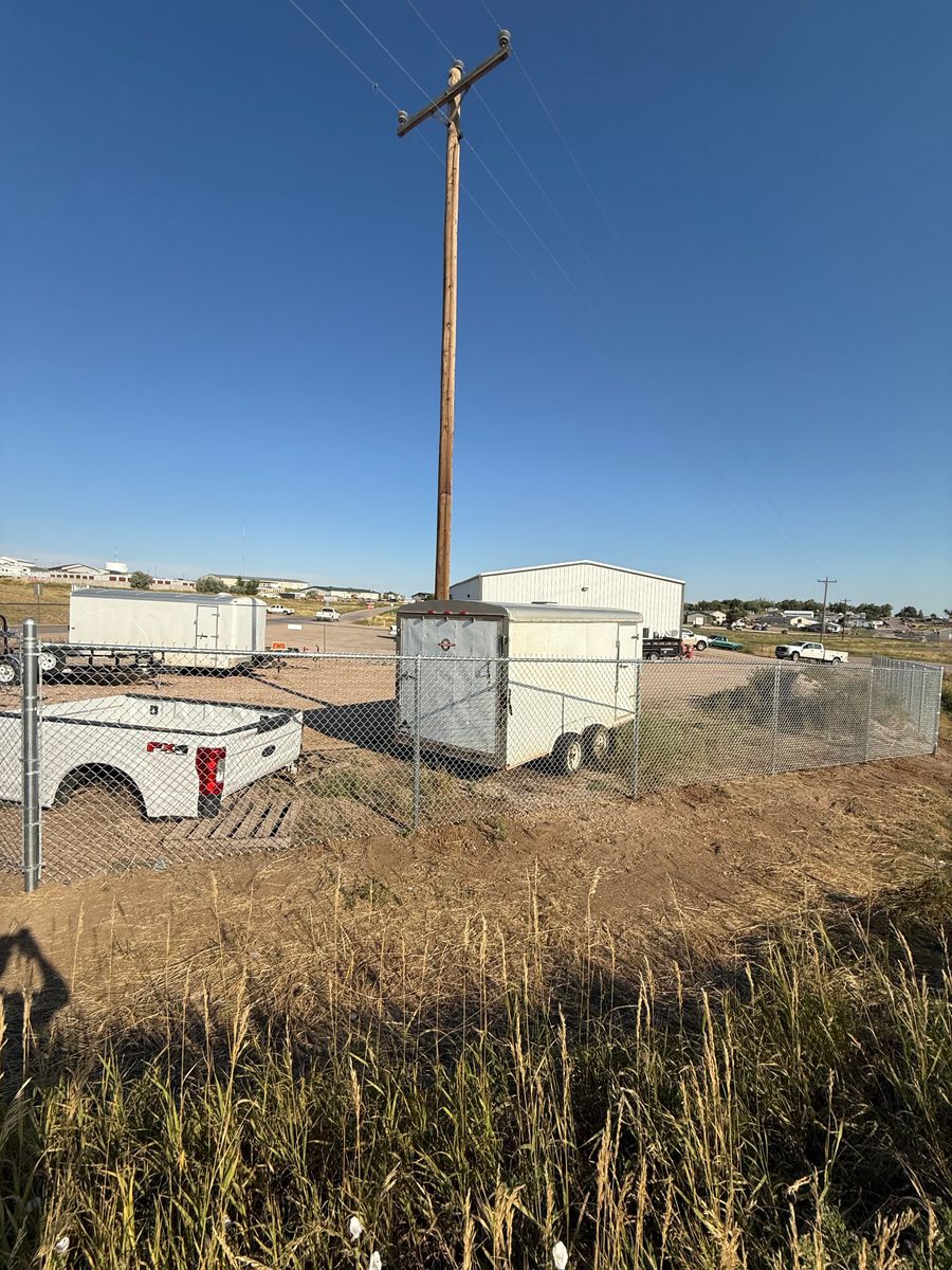 Commercial Fence for DS Industries in Gillette, WY