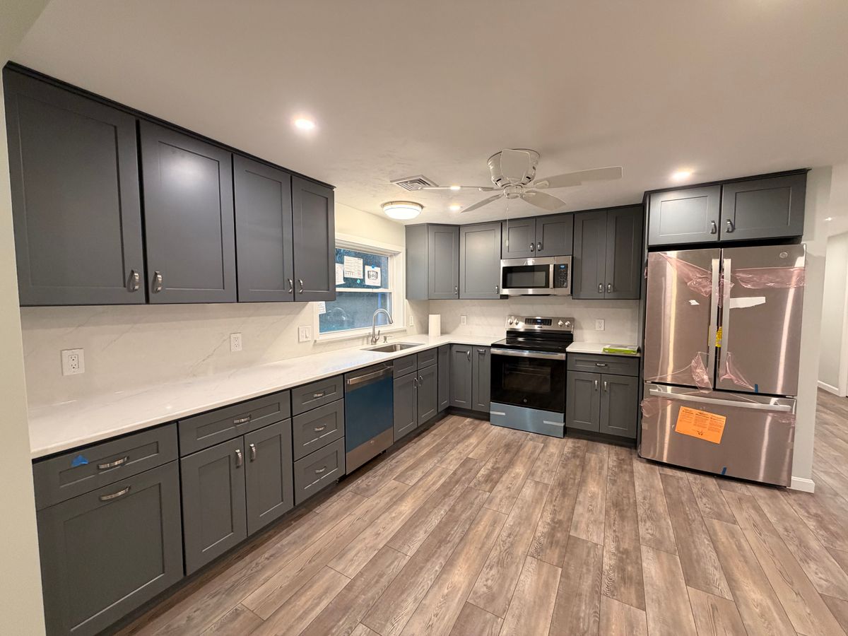 Kitchen and Cabinet Refinishing for Littlefield Painting in Brockton, MA