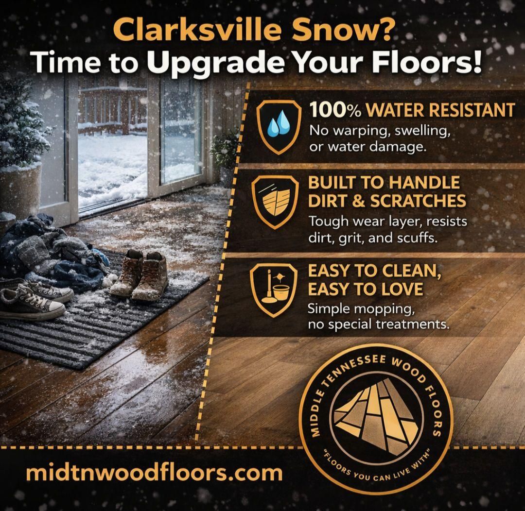 Floor Installation for Middle Tennessee Wood Floors in Clarksville, TN