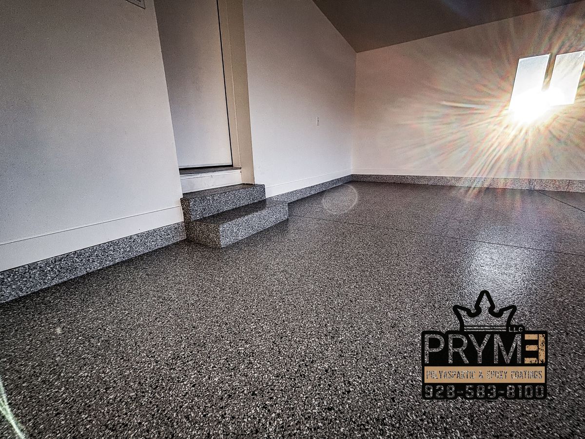 Garage Floor Flake Systems for PRYME EPOXY in Mayer, AZ