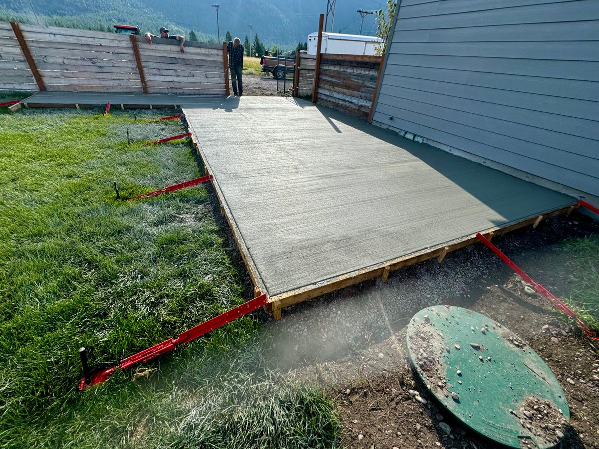 Concrete for Montana Concrete Creations in Bigfork, MT