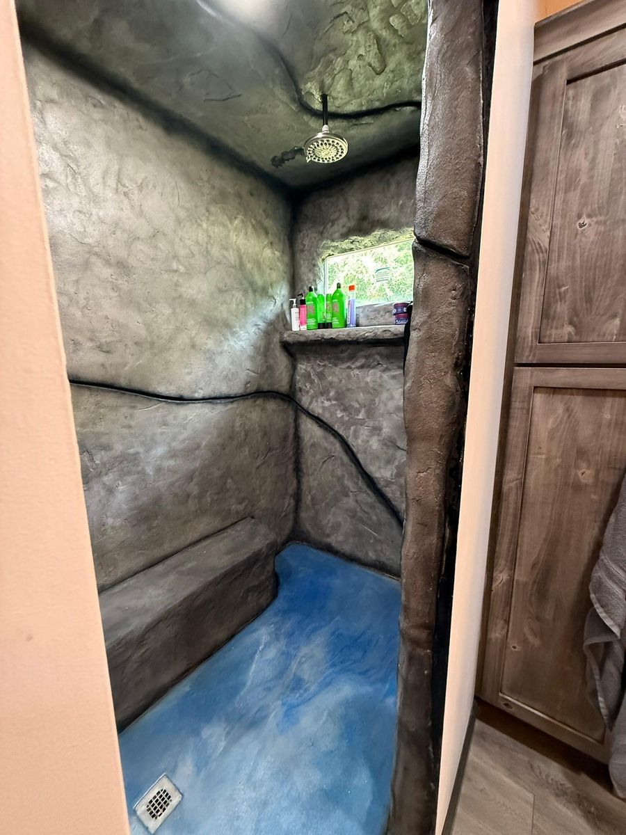 Full Depth Custom Carved Concrete for Whitfield Concrete Construction in Solsberry, IN