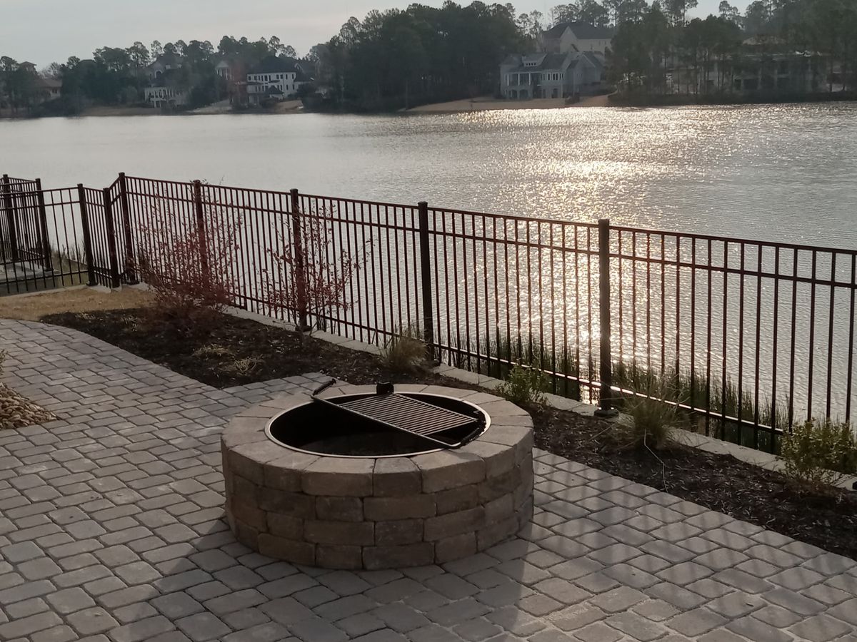 Aluminum Fence Installation for JB Nealy Fence in Elgin, SC