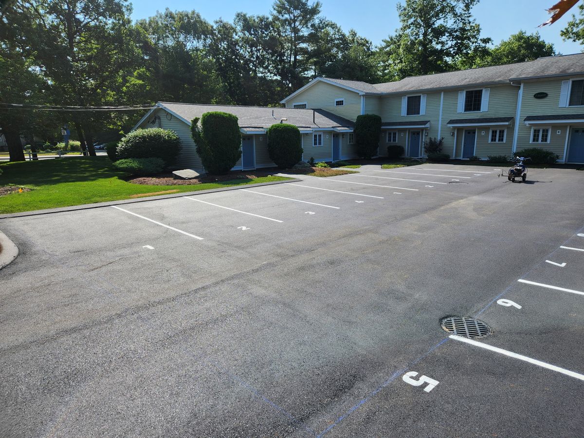 Striping for Cates Sealcoating and Striping in Charlton, MA