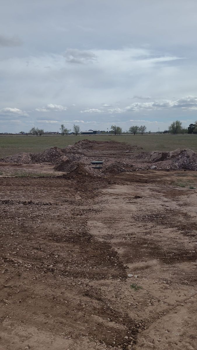 Dirt Work for Prairie Land Properties LLC in Lubbock, TX