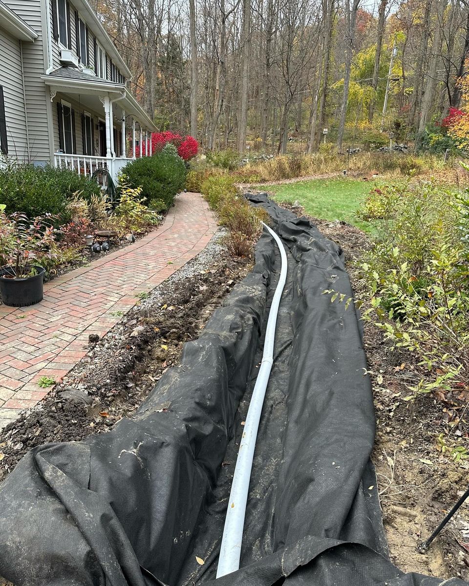 Excavation and Drainage for NK Landscaping LLC in Dutchess County, NY