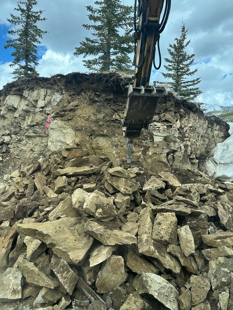 Grading /Dirt Work for R&H Homes in Bozeman, MT