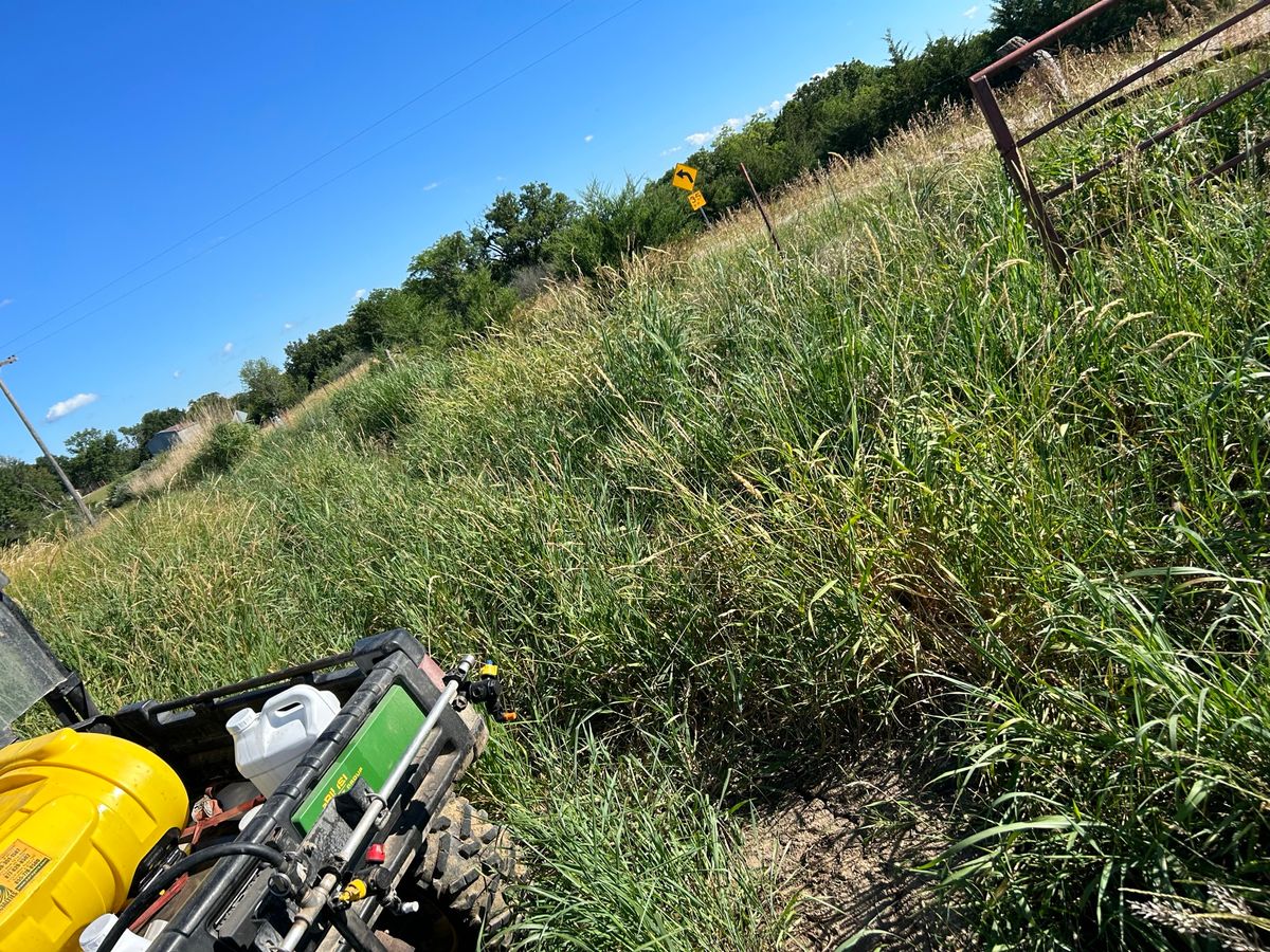 Spraying & Mowing for Two Young Bucks in Leon, IA