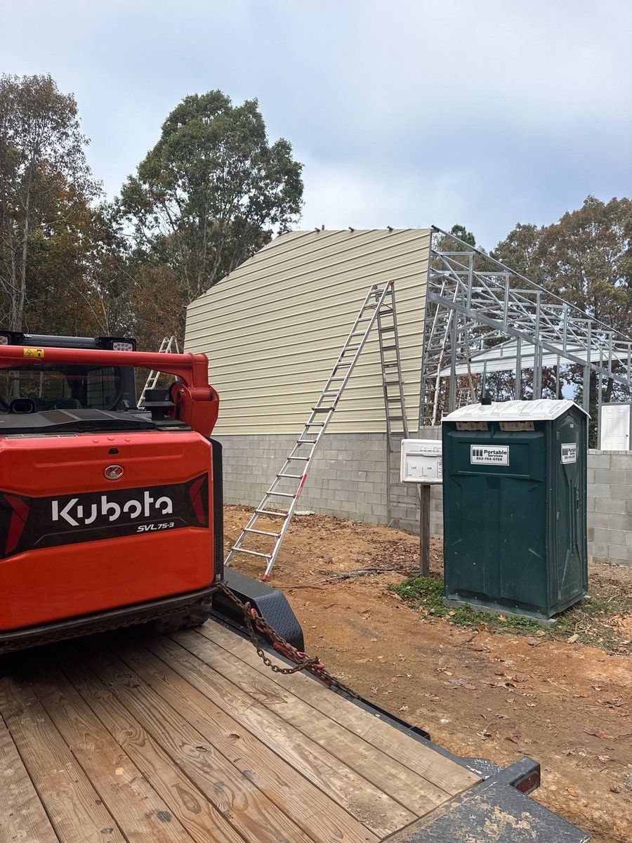Land Grading And Back Filling for Southern Pride Development in Blythewood, SC