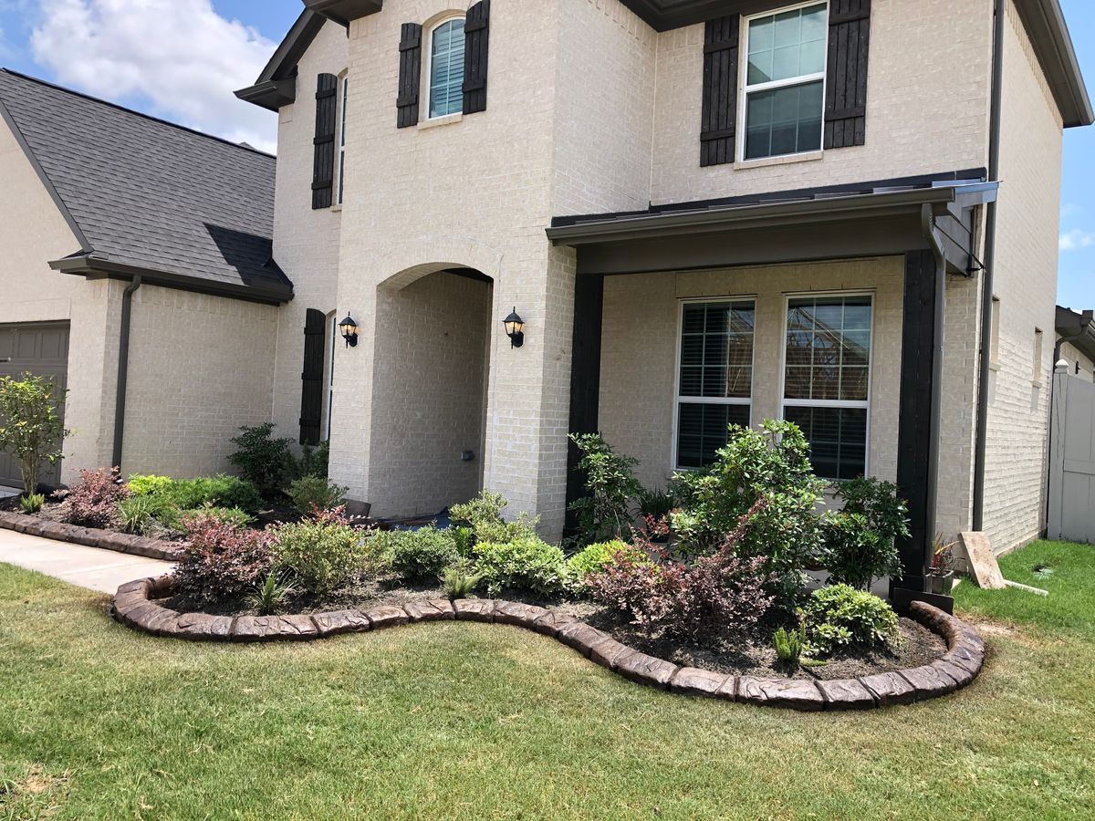 Landscaping for Texas Curb N Borders in Houston, TX