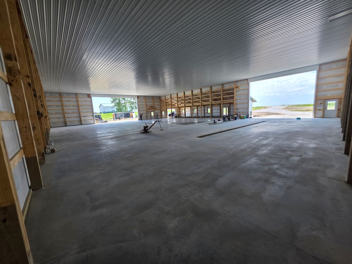 Concrete Slab Construction for New Age Concrete in Perry, IA