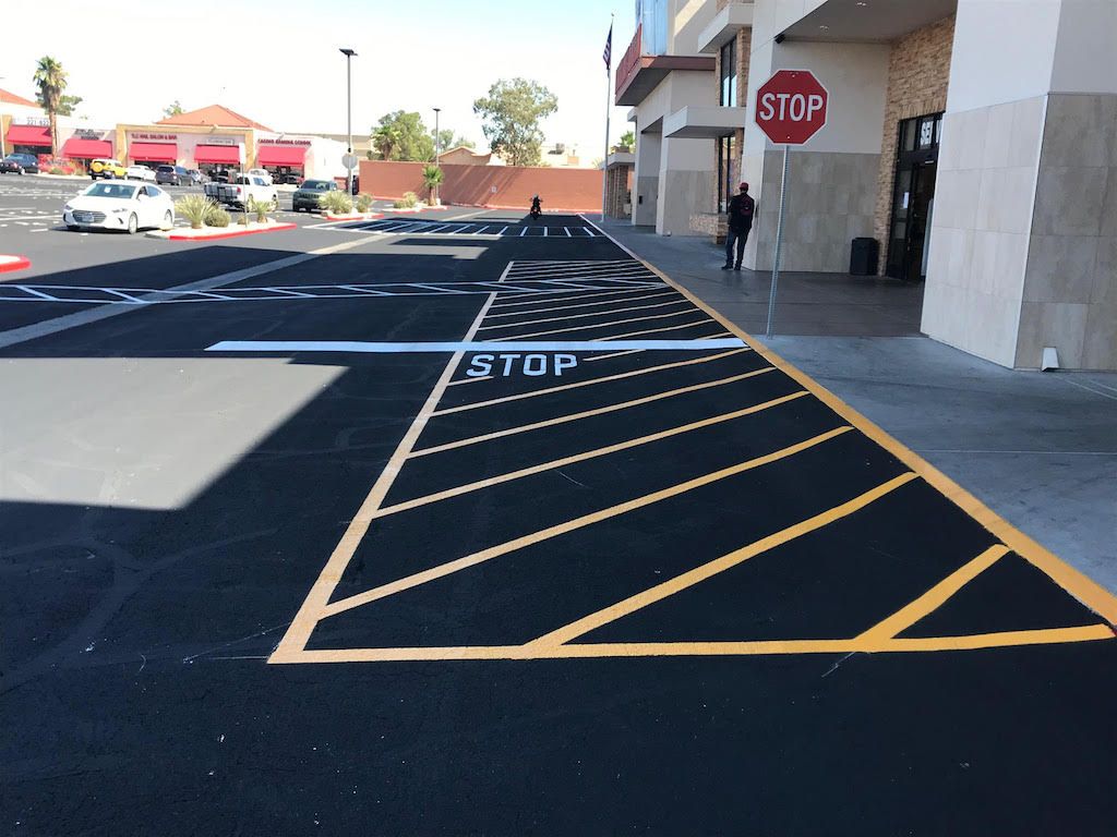 Lot-Marking for Indy Elite Concrete in Arcadia, IN