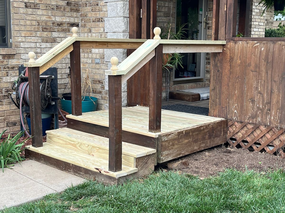 Deck Construction for Sticks N Stones Contracting in Springfield, MO