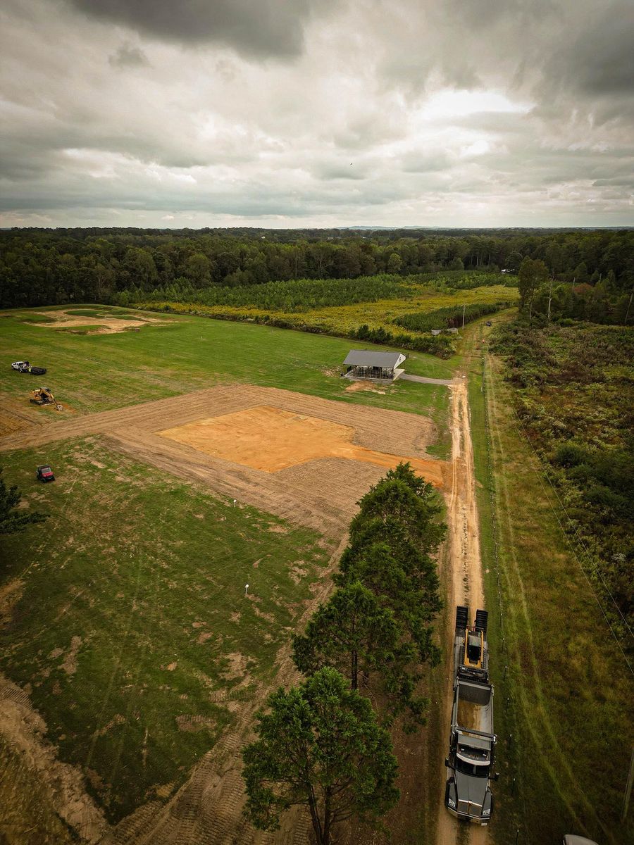Excavation for Collins Constructors in Fyffe, AL