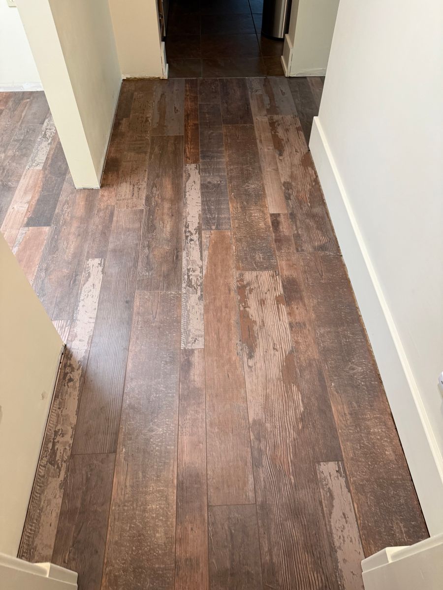 Floor Installation for CJL Flooring in Post Falls, ID